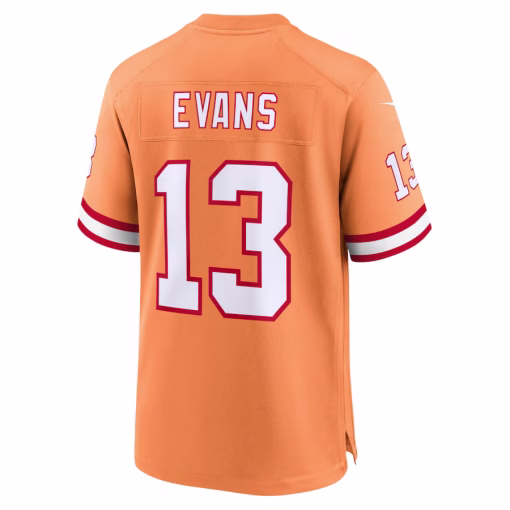 Mike Evans Tampa Bay Buccaneers Nike Throwback Game Jersey – Orange - Image 2