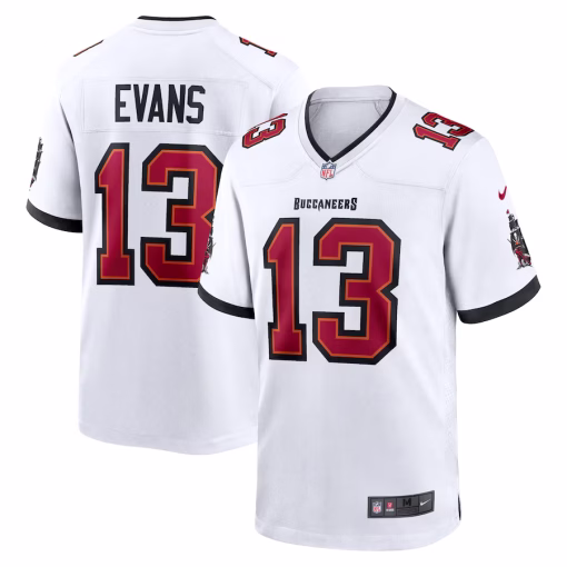 Mike Evans Tampa Bay Buccaneers Nike White Game Jersey – White