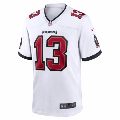 Mike Evans Tampa Bay Buccaneers Nike White Game Jersey – White - Image 3