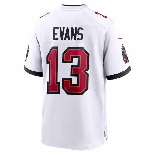 Mike Evans Tampa Bay Buccaneers Nike White Game Jersey – White - Image 2