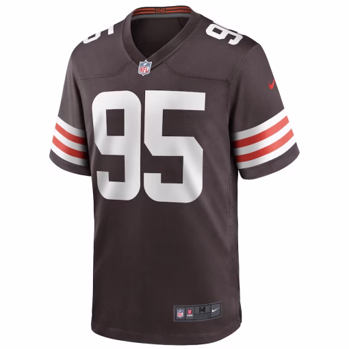 Myles Garrett Cleveland Browns Nike Player Game Jersey – Brown - Image 2