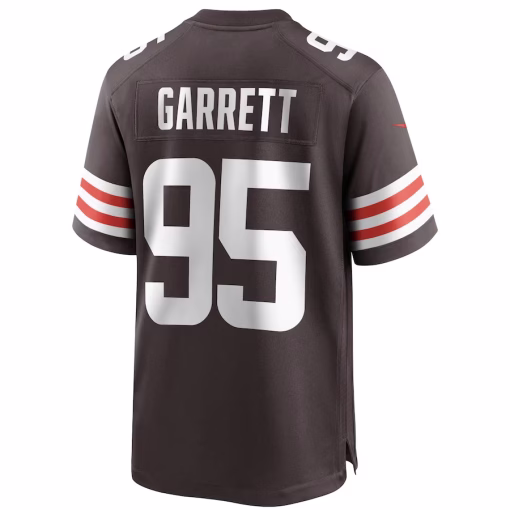 Myles Garrett Cleveland Browns Nike Player Game Jersey – Brown - Image 3