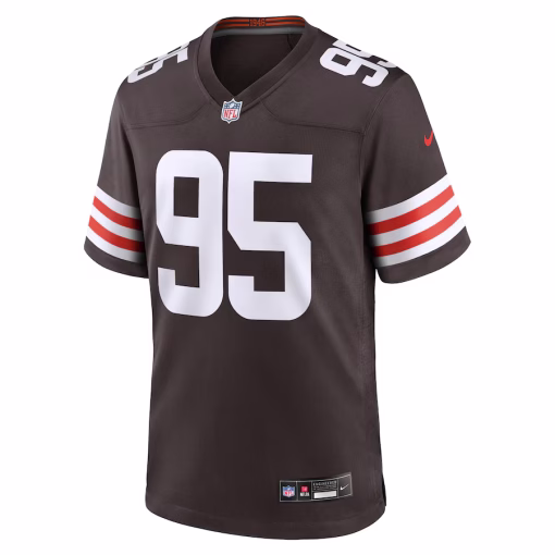 Myles Garrett Cleveland Browns Nike Team Game Jersey – Brown - Image 2