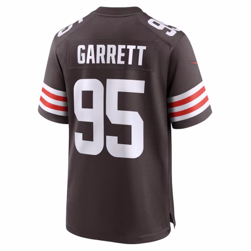 Myles Garrett Cleveland Browns Nike Team Game Jersey – Brown - Image 3