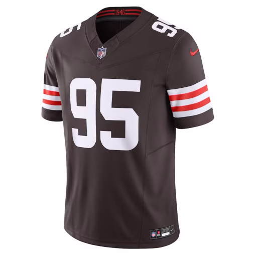 Myles Garrett Cleveland Browns Nike Vapor F.U.S.E. Limited Jersey – Brown - Image 2