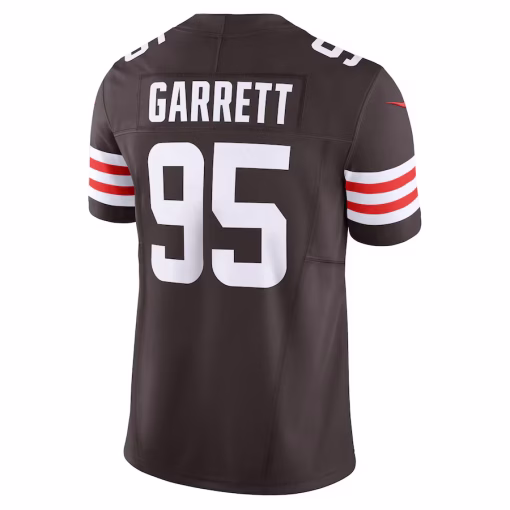Myles Garrett Cleveland Browns Nike Vapor F.U.S.E. Limited Jersey – Brown - Image 3