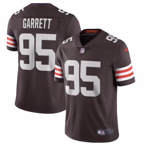 Myles Garrett Cleveland Browns Nike Vapor Limited Jersey – Brown