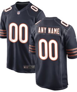 Chicago Bears Nike Custom Game Jersey – Navy
