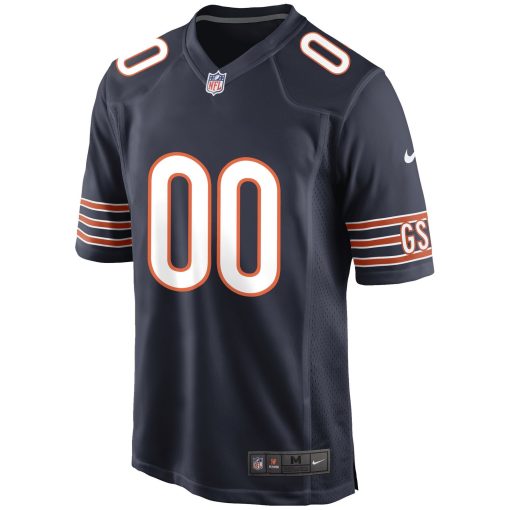 Chicago Bears Nike Custom Game Jersey – Navy - Image 2