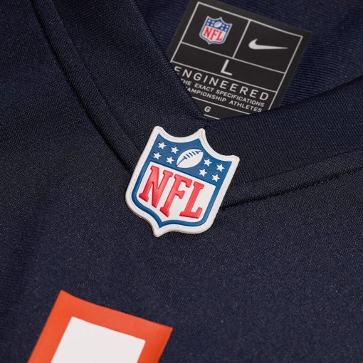 Chicago Bears Nike Custom Game Jersey – Navy - Image 4