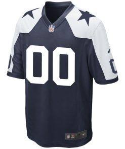 Alternative view of Dallas Cowboys Nike Alternate Custom Game Jersey – Navy