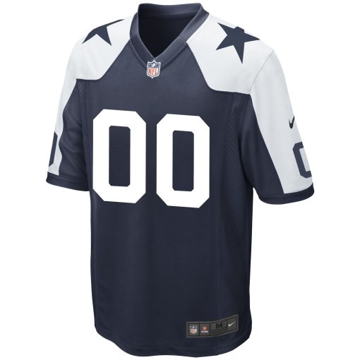 Dallas Cowboys Nike Alternate Custom Game Jersey – Navy - Image 2