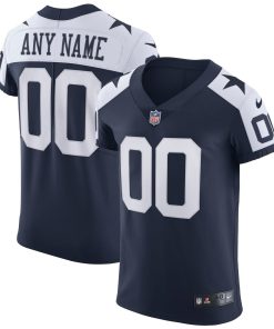 Dallas Cowboys Nike Alternate Vapor Elite Custom Jersey – Navy