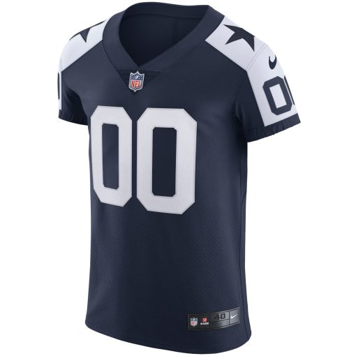 Dallas Cowboys Nike Alternate Vapor Elite Custom Jersey – Navy - Image 2
