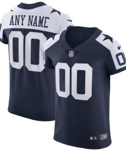 Dallas Cowboys Nike Alternate Vapor Elite Custom Jersey – Navy