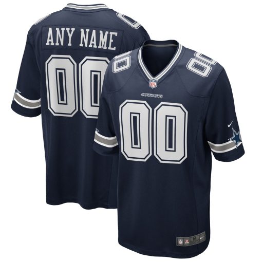 Dallas Cowboys Nike Custom Game Jersey – Navy