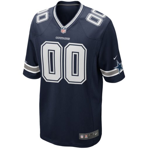 Dallas Cowboys Nike Custom Game Jersey – Navy - Image 2