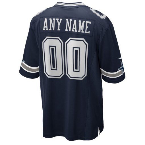Dallas Cowboys Nike Custom Game Jersey – Navy - Image 3