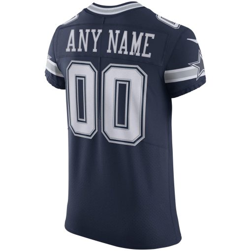 Dallas Cowboys Nike Vapor Elite Custom Jersey – Navy - Image 3
