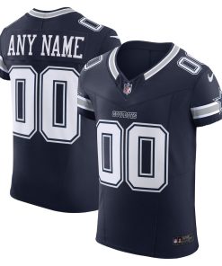 Dallas Cowboys Nike Vapor F.U.S.E. Elite Custom Jersey – Navy