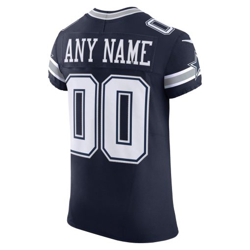 Dallas Cowboys Nike Vapor F.U.S.E. Elite Custom Jersey – Navy - Image 3