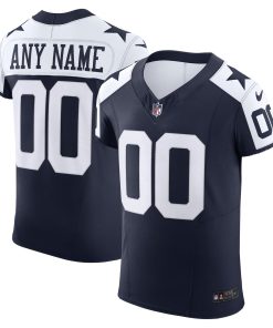 Dallas Cowboys Nike Vapor F.U.S.E. Elite Custom Jersey – Navy
