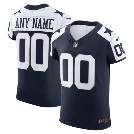 Dallas Cowboys Nike Vapor F.U.S.E. Elite Custom Jersey – Navy