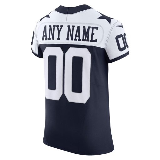 Dallas Cowboys Nike Vapor F.U.S.E. Elite Custom Jersey – Navy - Image 3