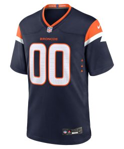 Alternative view of Denver Broncos Nike Alternate Mile High Collection Custom Game Jersey – Navy
