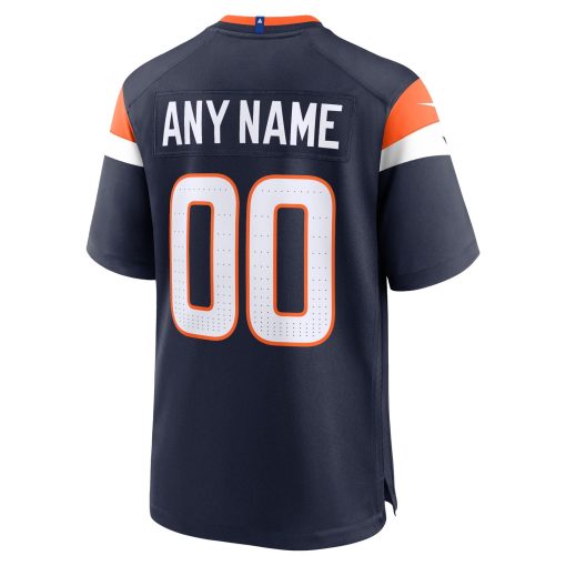 Denver Broncos Nike Alternate Mile High Collection Custom Game Jersey – Navy - Image 3