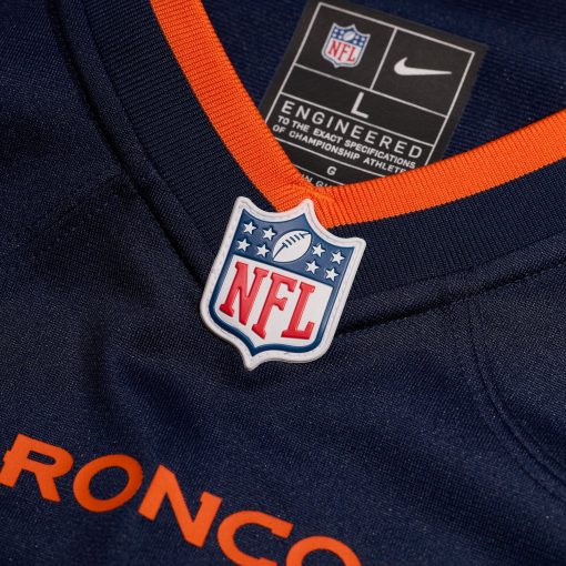 Denver Broncos Nike Alternate Mile High Collection Custom Game Jersey – Navy - Image 4