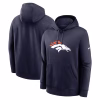 Denver Broncos Nike Club Logo Pullover Hoodie – Navy