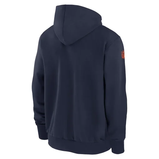 Denver Broncos Nike Sideline Performance Full-Zip Hoodie Jacket – Navy - Image 3