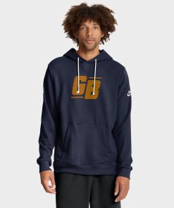 Green Bay Packers Nike The 1923 Classic Sideline Dri-FIT Pullover Hoodie – Navy