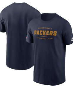 Green Bay Packers Nike The 1923 Classic Sideline Dri-FIT T-Shirt – Navy