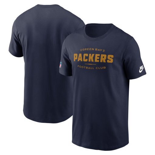 Green Bay Packers Nike The 1923 Classic Sideline Dri-FIT T-Shirt – Navy