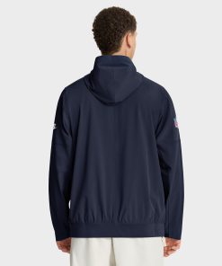 Alternative view of Green Bay Packers Nike The 1923 Classic Sideline Half-Zip Anorak Jacket – Navy