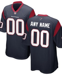 Houston Texans Nike Custom Game Jersey – Navy
