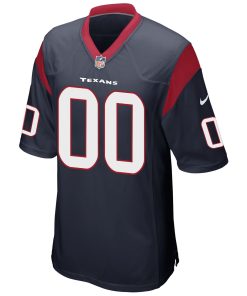 Alternative view of Houston Texans Nike Custom Game Jersey – Navy