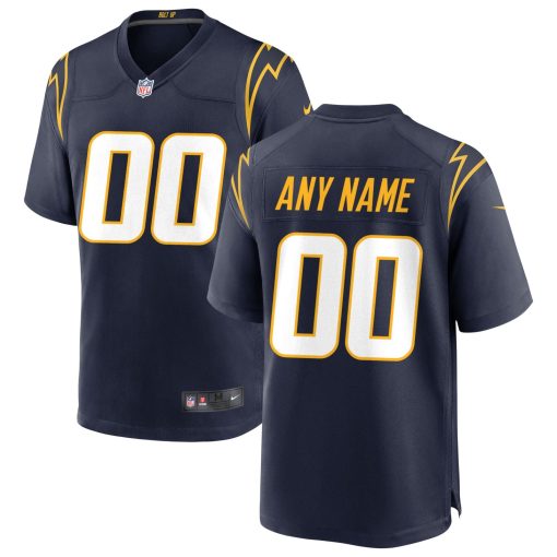 Los Angeles Chargers Nike Alternate Custom Game Jersey – Navy
