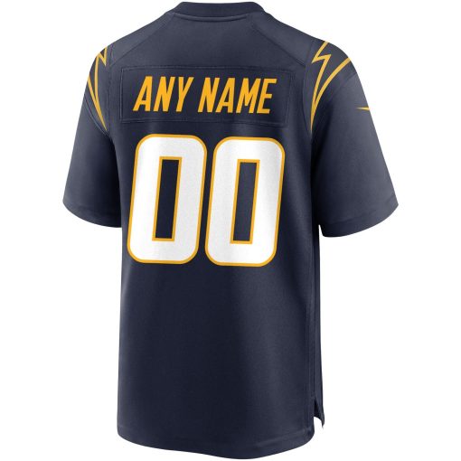 Los Angeles Chargers Nike Alternate Custom Game Jersey – Navy - Image 3