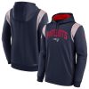 New England Patriots Nike Sideline Athletic Stack Performance Pullover Hoodie – Navy