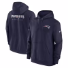 New England Patriots Nike Sideline Club Fleece Pullover Hoodie – Navy