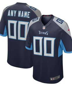 Tennessee Titans Nike Custom Jersey – Navy