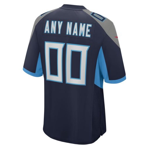 Tennessee Titans Nike Custom Jersey – Navy - Image 3