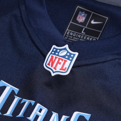 Tennessee Titans Nike Custom Jersey – Navy - Image 4