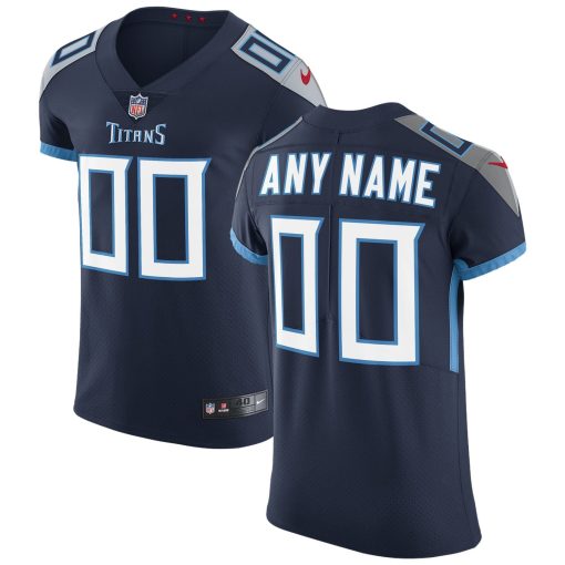 Tennessee Titans Nike Vapor Untouchable Custom Elite Jersey – Navy