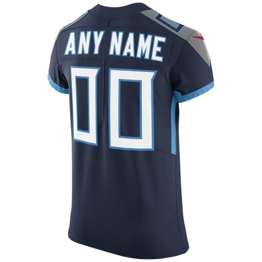 Tennessee Titans Nike Vapor Untouchable Custom Elite Jersey – Navy - Image 3