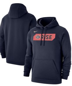 Washington Mystics Nike Rebel Edition Club Fleece Pullover Hoodie – Navy
