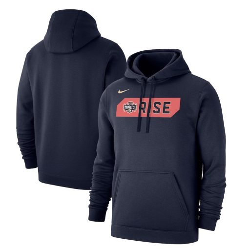 Washington Mystics Nike Rebel Edition Club Fleece Pullover Hoodie – Navy